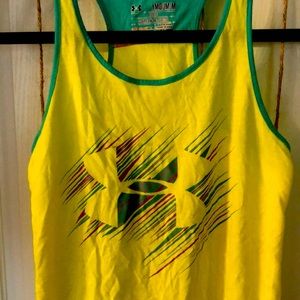 Under armour yellow tank